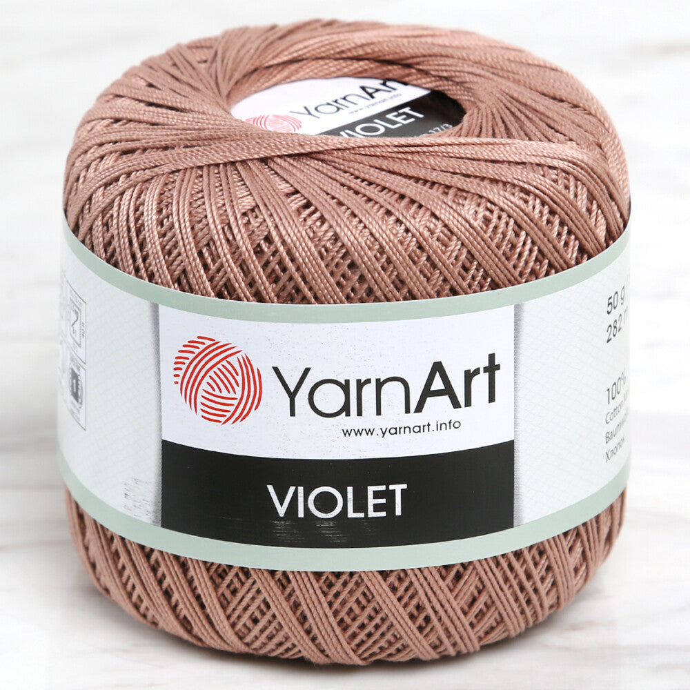 Yarnart Violet Kahverengi Dantel İpi - 0015